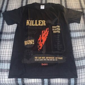 Teen Hearts Black Horror Graphic Tee